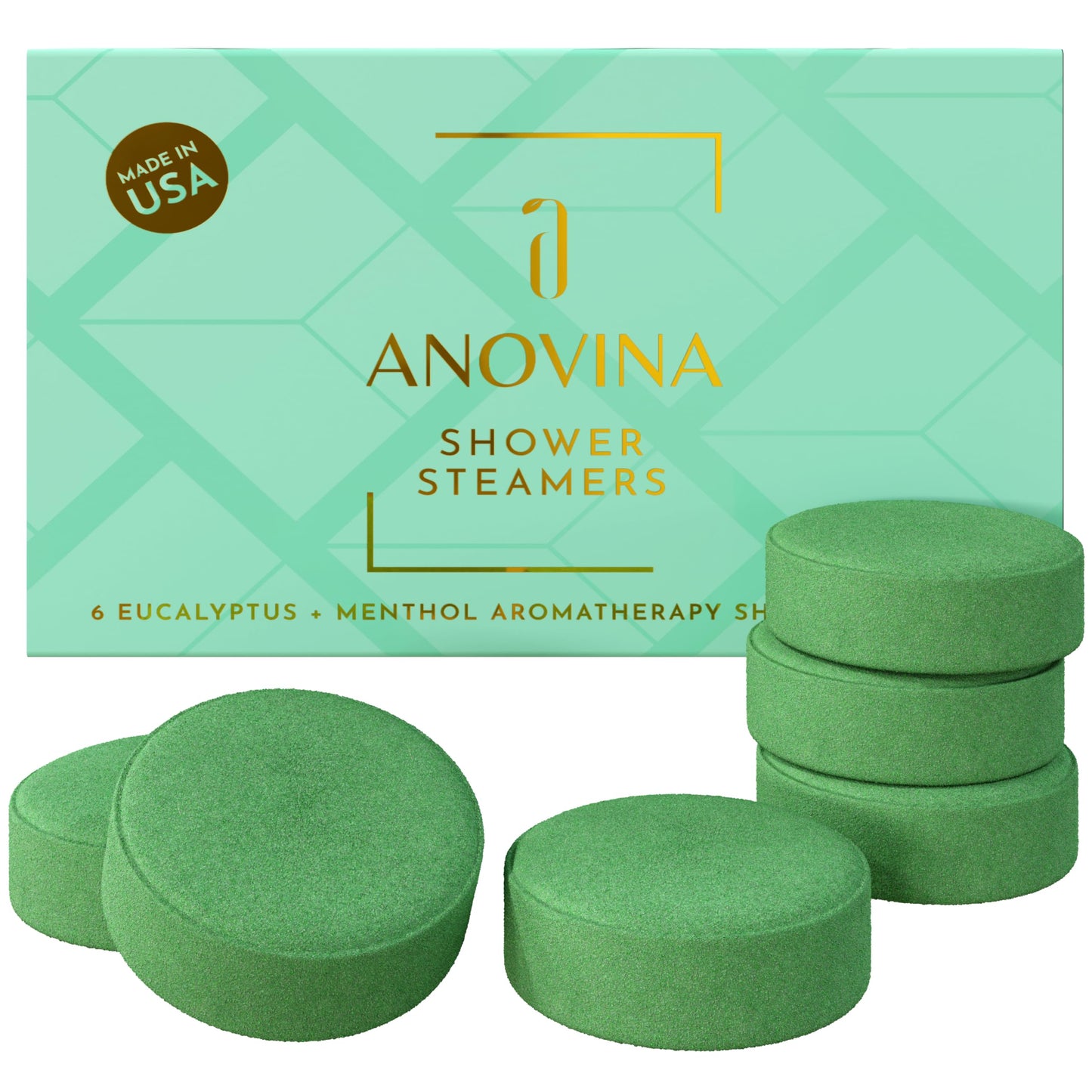 XL Shower Steamers Aromatherapy Made in USA with All Natural Ingredients. Shower Bombs Self Care Gifts for Women and Men Eucalyptus Shower Stearmers Mothers Day Gift