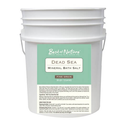 Dead Sea Mineral Bath Salt - Bulk Sizes