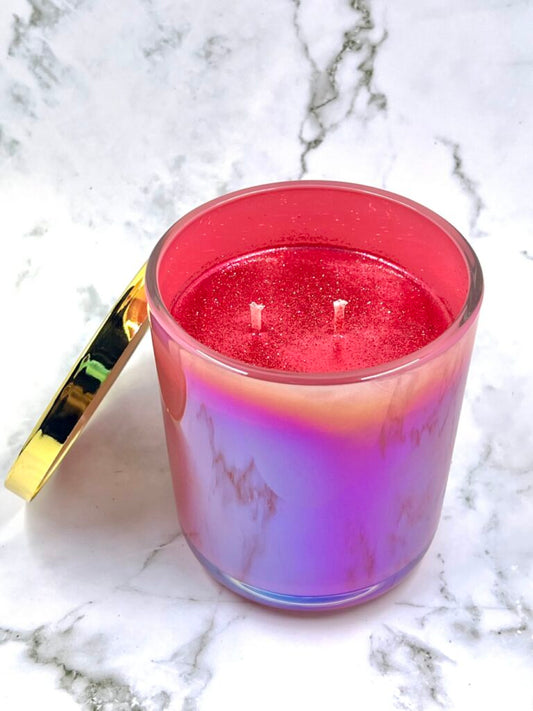 Vegan Soy Crystal Candle | La Fleur Rose